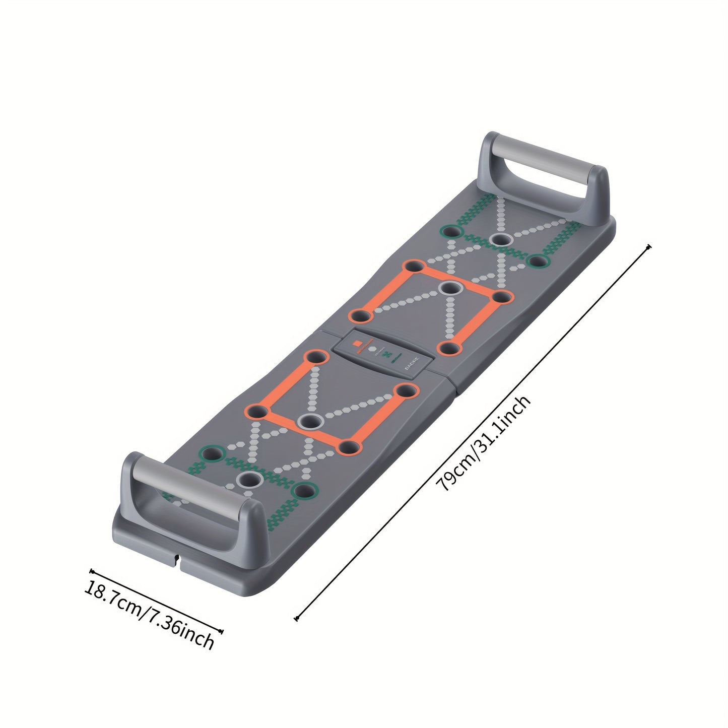 1pc Push-Up Board - Heavy-Duty PP+EVA Construction, Non-Slip Grip Surface, Foldable Design for Home Gym, Chest Press, Triceps & Core Workout - Space-Saving Fitness Equipment for All Levels (Beginner/Advanced) - Ideal for Push