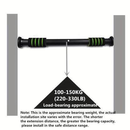 Wall-Mounted Pull-Up Bar for Indoor Use, Adjustable Door Frame Design, Easy Installation Without Drilling, Ideal for Strength Training And Bodyweight Workouts.