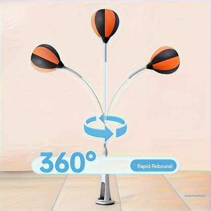 130.0-160cm Height Adjustable Punching Bag with Sturdy Frame, Strong Suction Cups & Orange/Black Design - Indoor Fitness Sandbag for Agility Training, Holiday Gift (Christmas, Valentine's Day), Boxing Ball, Reflective Trainin