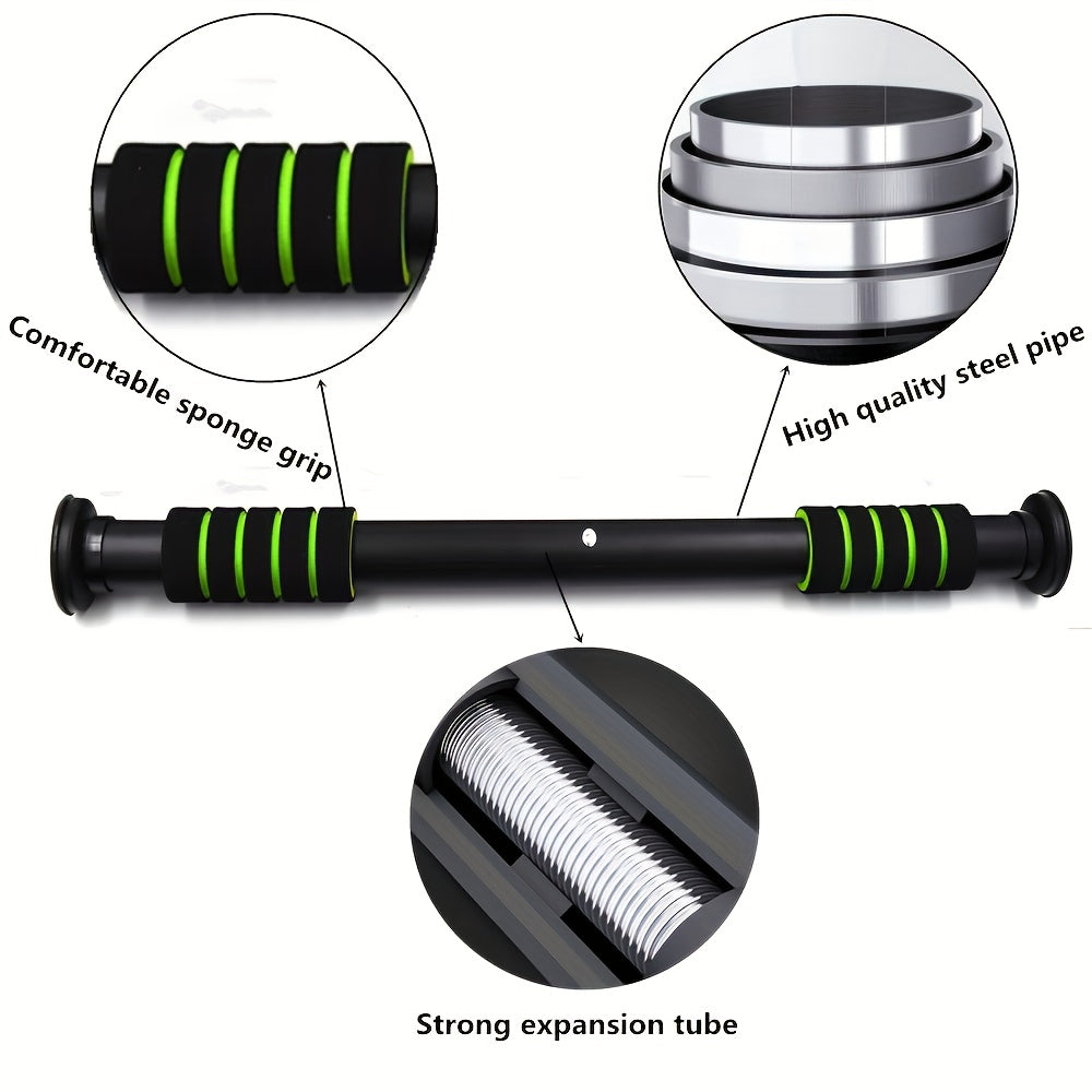 Wall-Mounted Pull-Up Bar for Indoor Use, Adjustable Door Frame Design, Easy Installation Without Drilling, Ideal for Strength Training And Bodyweight Workouts.